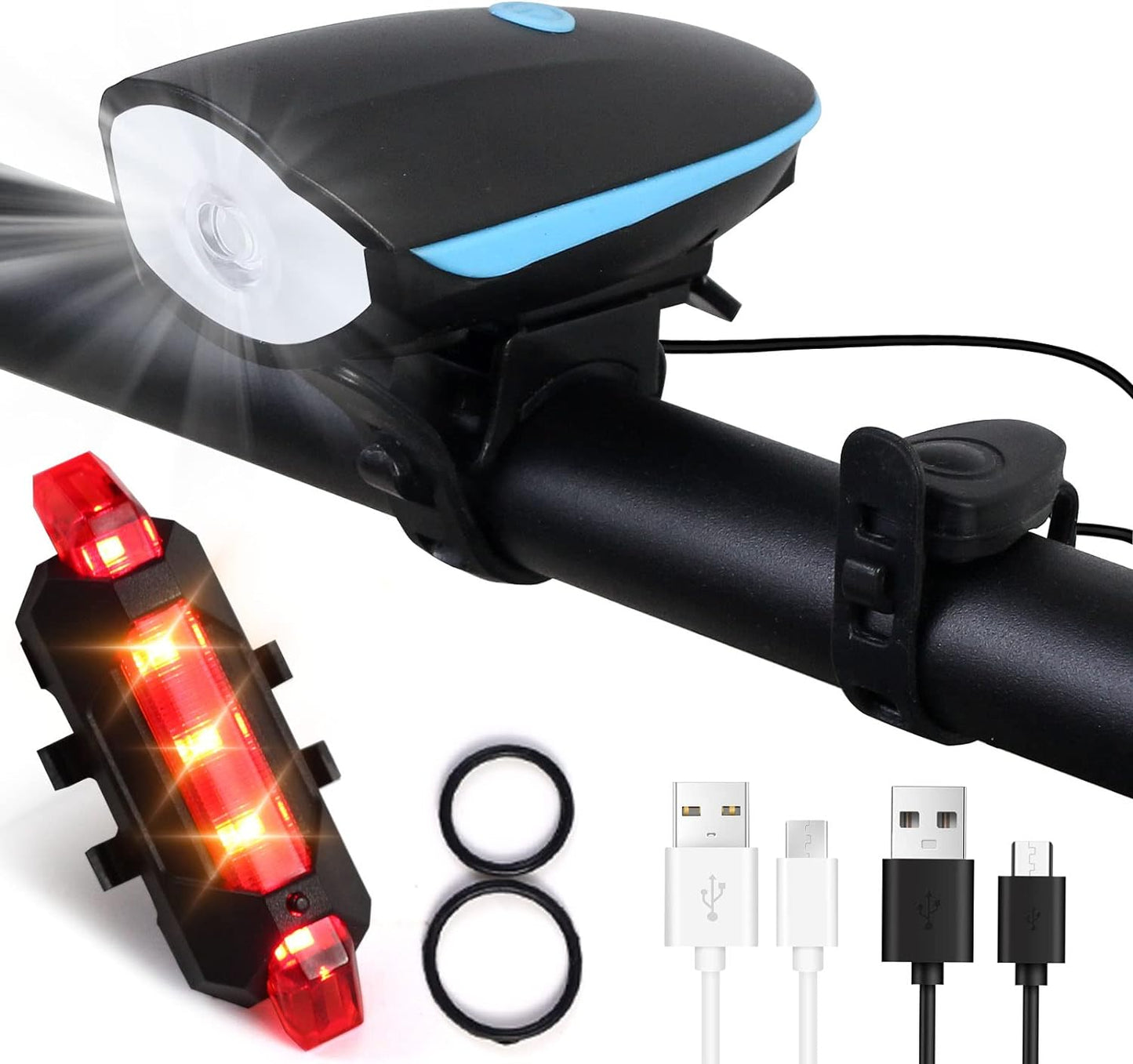 Bike Light Set USB Rechargeable